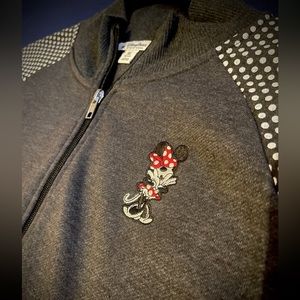 Disney Parks Minnie Mouse Zip Up Jacket